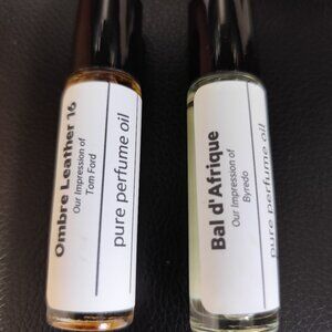 Oil Perfumery Perfume Oil. 10ml each. Bal d'Afrique